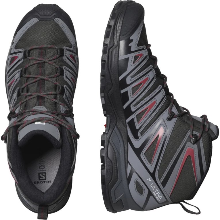 Botas Montaña Salomon X Ultra Pioneer Mid CSWP Hombre Negros | MX NHYI487